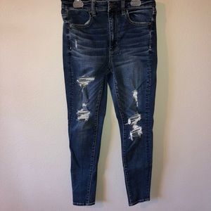 American Eagle Size 6 Super High Rise Skinny Jean
